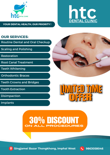 30% Discount At HTC Dental Clinic Singjamei