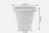 PLASTIC FLOWER POT UNBREAKABLE