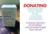 Free Donation of Cabotres 40mg Medicine for Liver Cancer Patients