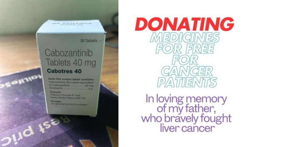 Free Donation of Cabotres 40mg Medicine for Liver Cancer Patients